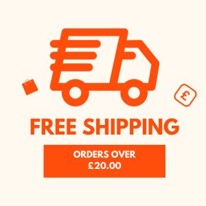 free shipping for orders over £20.00